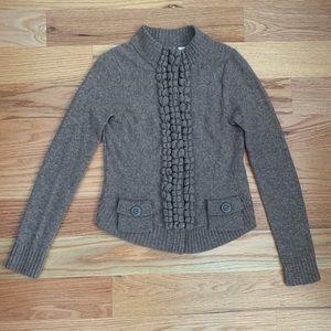 Anthropologie “Moth” Button Up Sweater